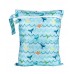 Bumkins Wet/Dry Bag  ถุงใส่ผ้ากันน้ำแยกเปียกแห้งได้ ลาย Whale Tail